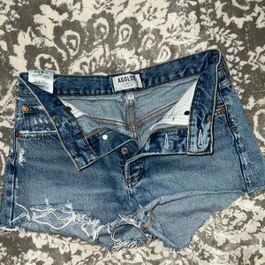 Agolde denim shorts 3 pair